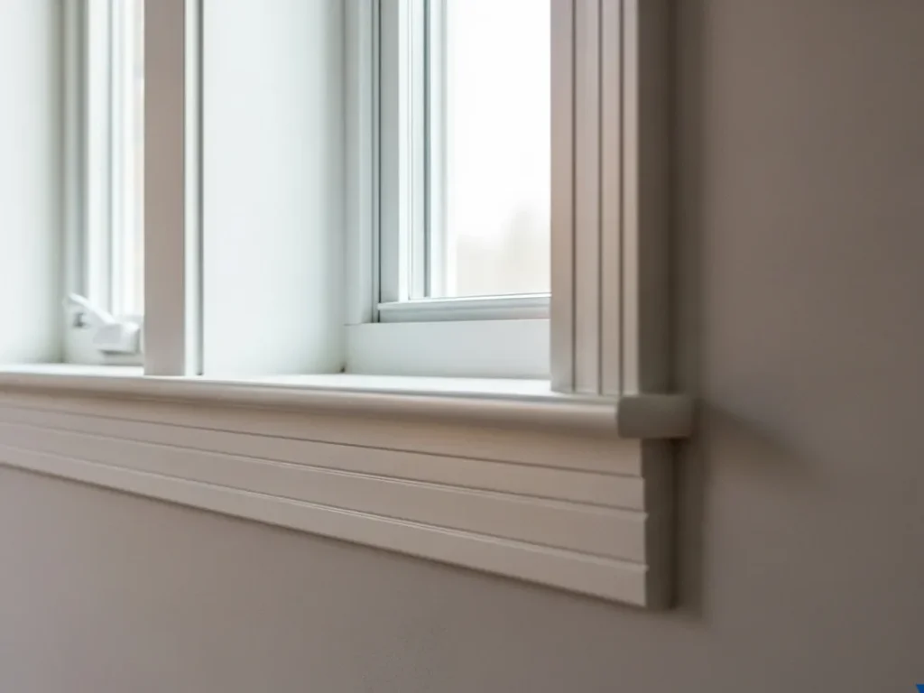 finished window installation clean interior trim