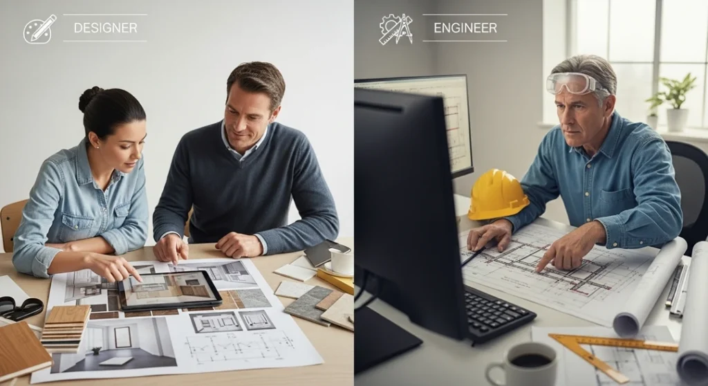 remodel designer vs structural engineer