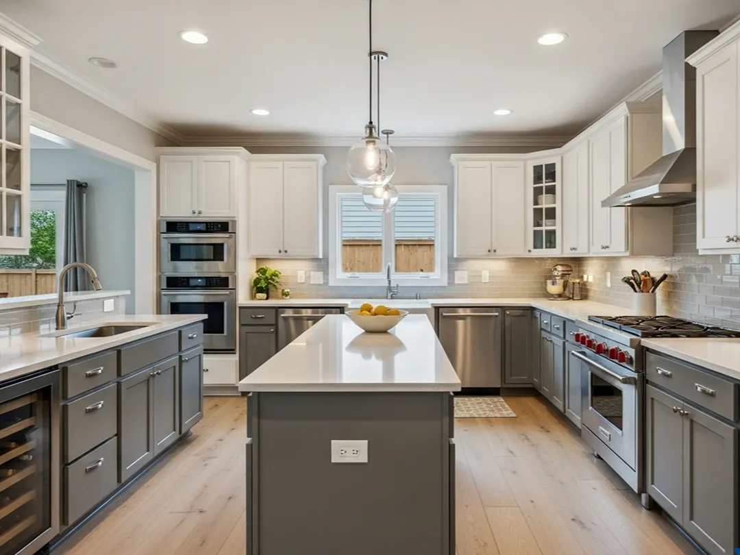 remodeled kitchen updated layout quartz countertops