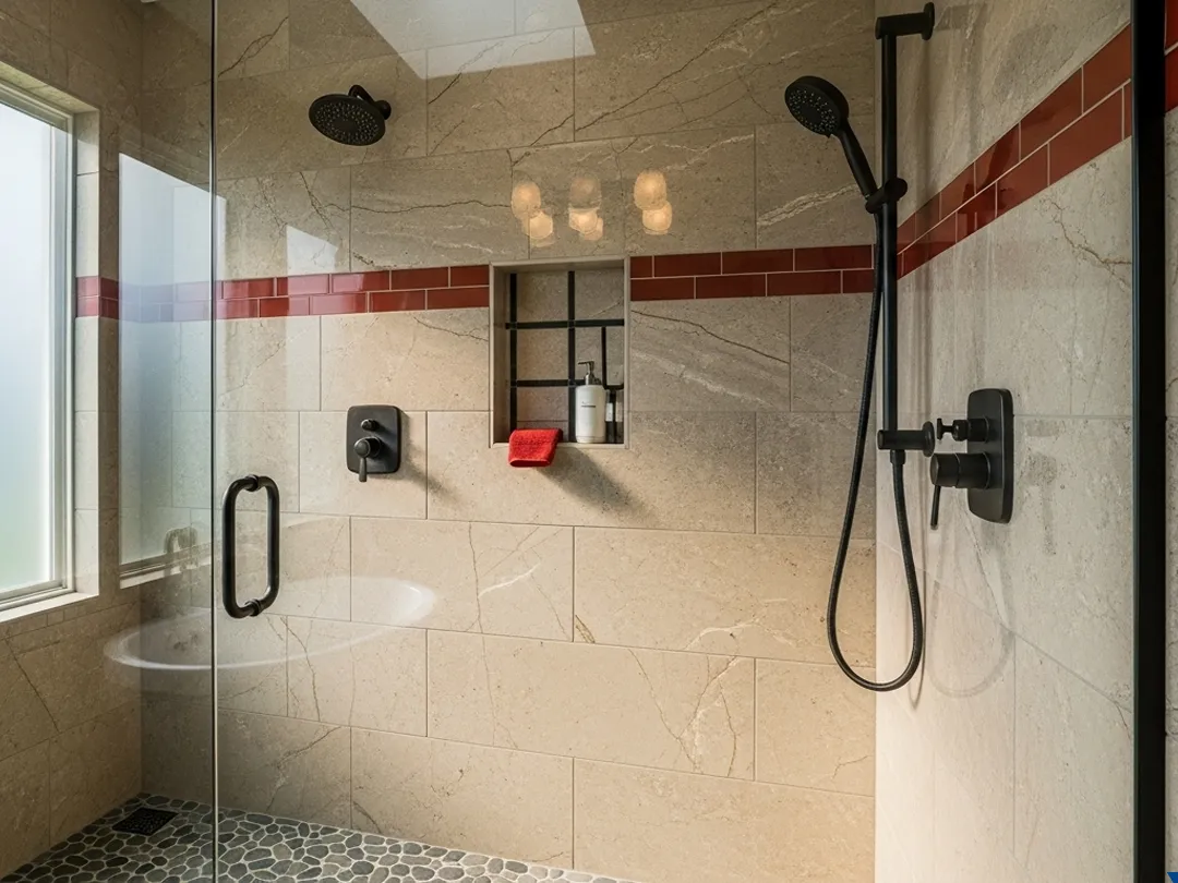 shower conversion walk in shower modern bath upgrade