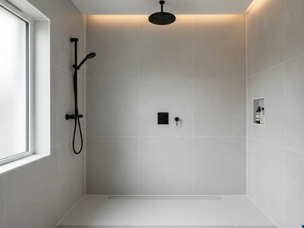 shower surround upgrade large format tile residential