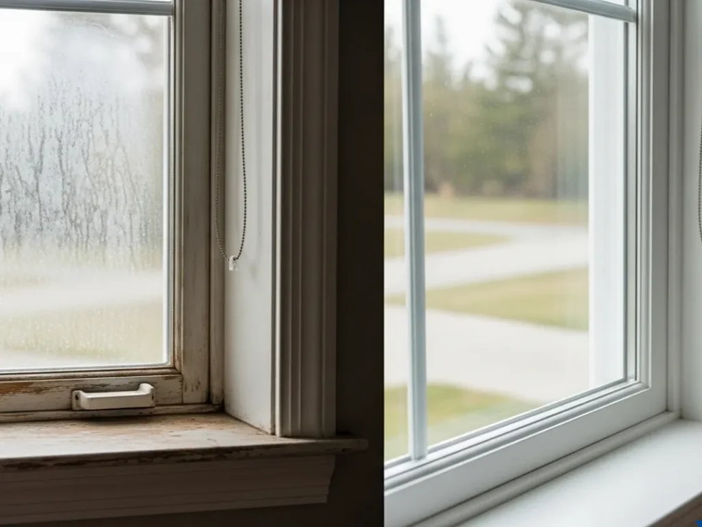 window replacement before after comparison