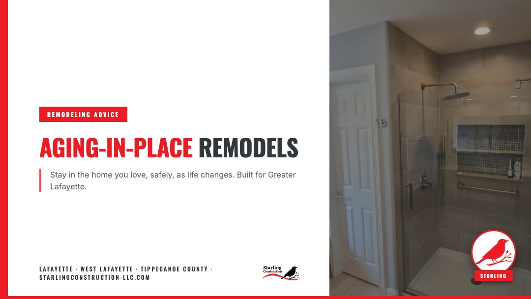 Aging-in-Place Remodels in Lafayette, Indiana