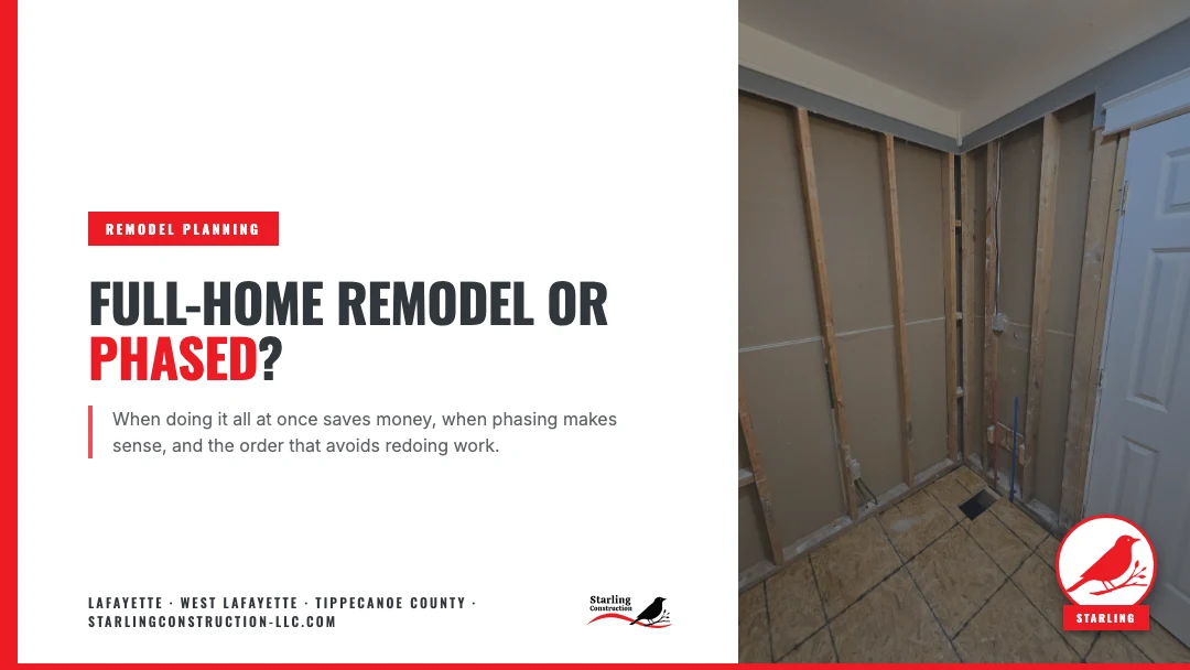 Full-Home Remodel vs. a Phased Approach: When Each Makes Sense
