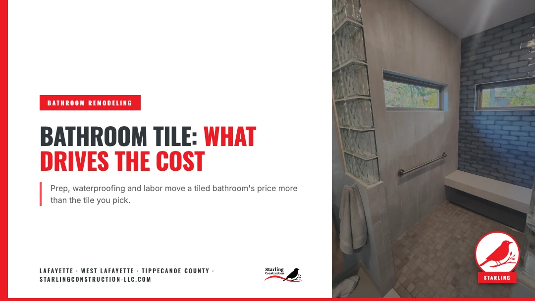 Bathroom Tile Selection: What Actually Drives the Cost